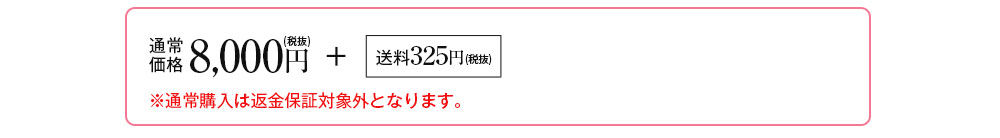 通常価格8,000円+送料325円